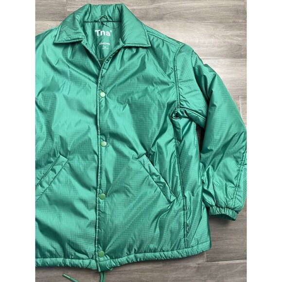 Aritzia Tna Coaches Jacket Limited Edition Insulated Extra Oversize Size Xs - Picture 7 of 10